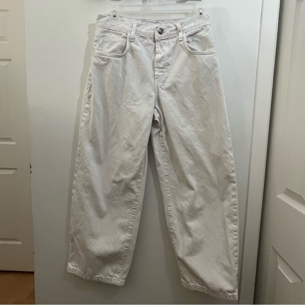 Zara white jeans